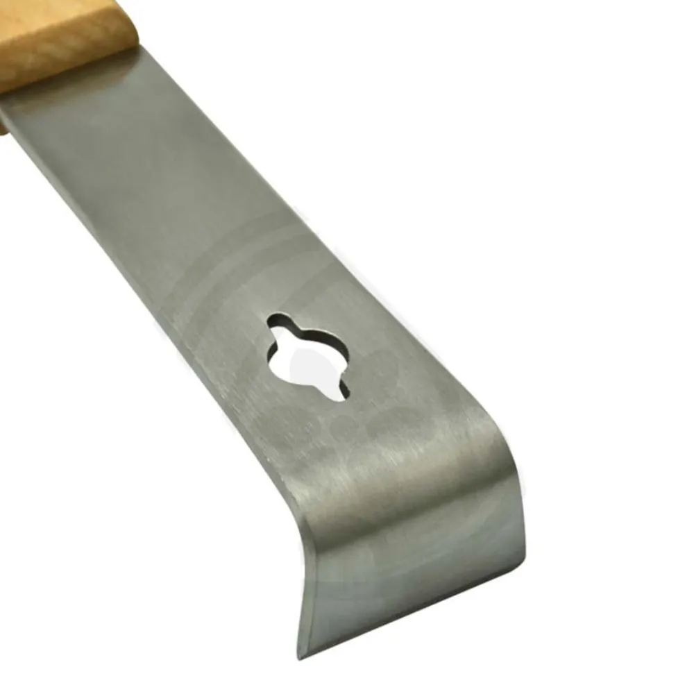 Dalta inox cama si scarar, maner lemn