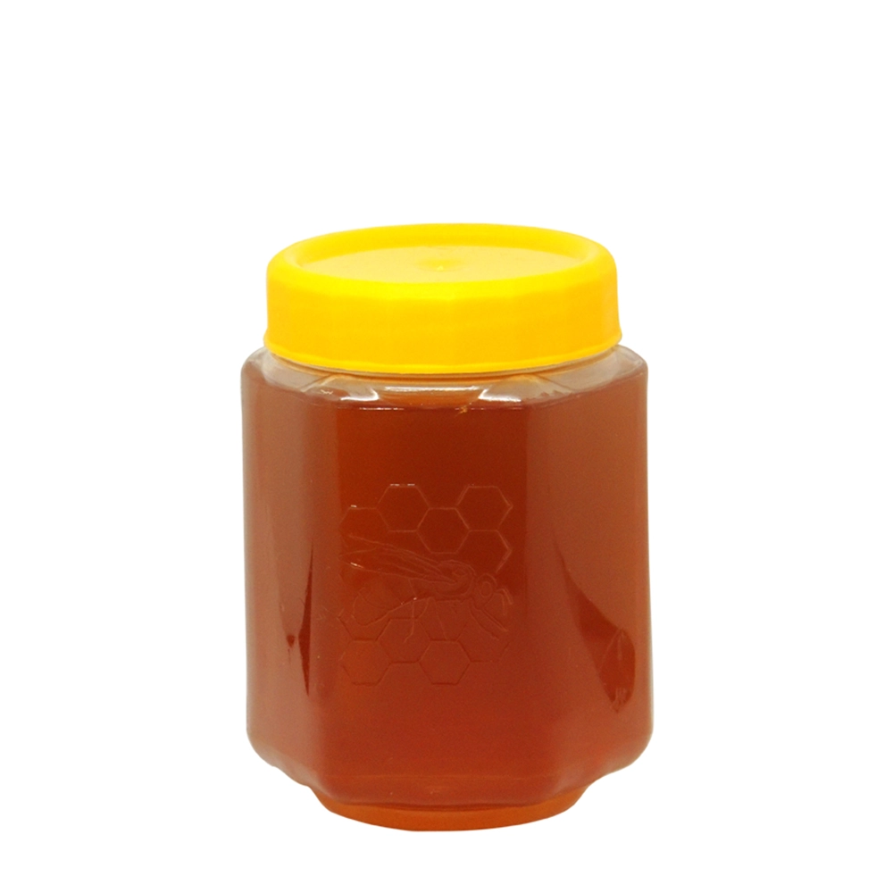 Borcan PP 370ml - hexagonal