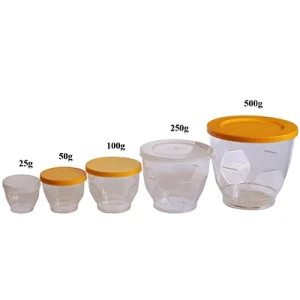 Pahar plastic cu capac 25g