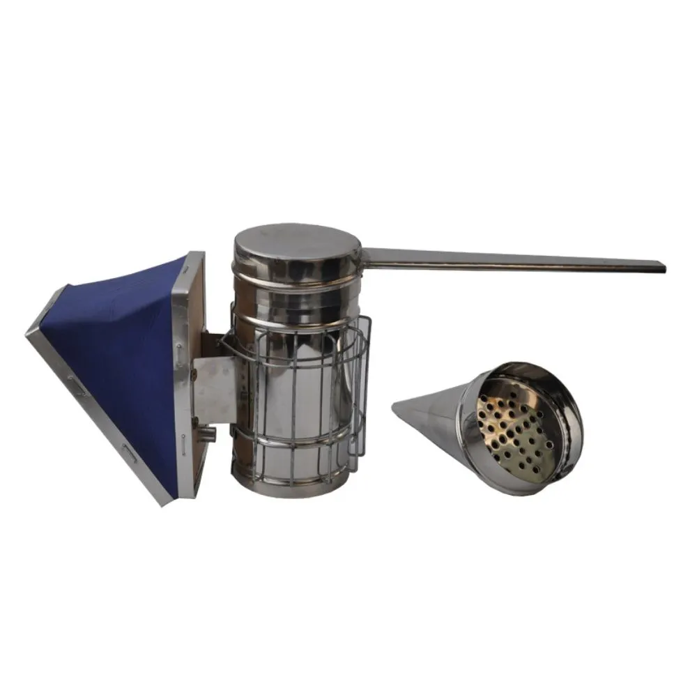 Afumator cu doua capace, inox