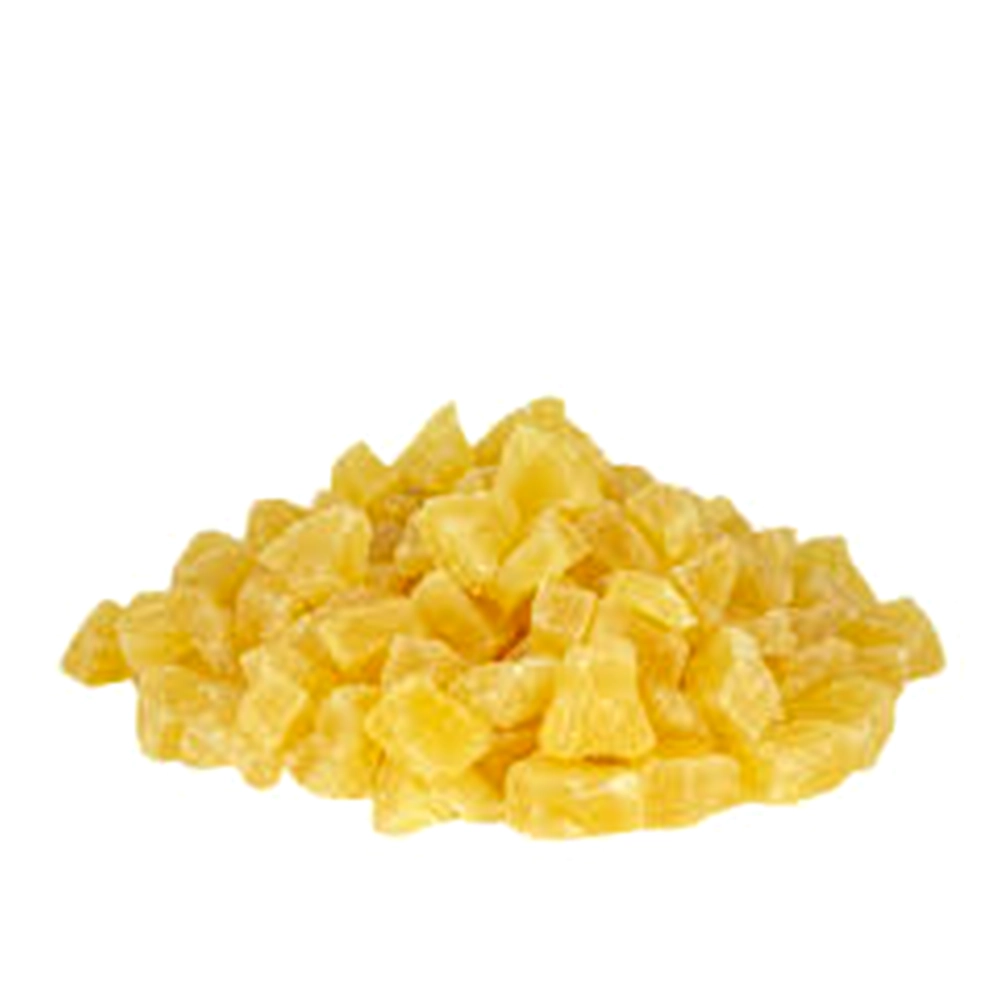 Ananas confiat cuburi - 250g