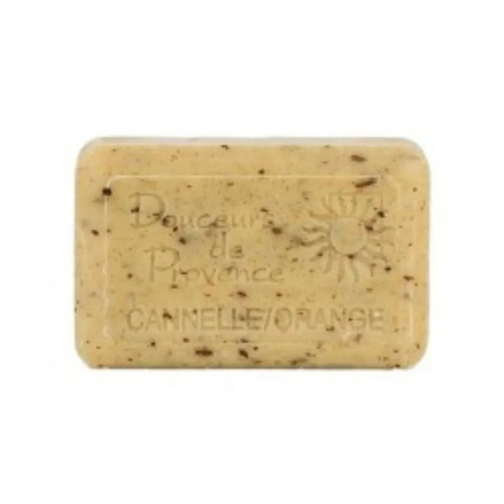 Sapun exfoliant cu scortisoara si unt de shea, 200g