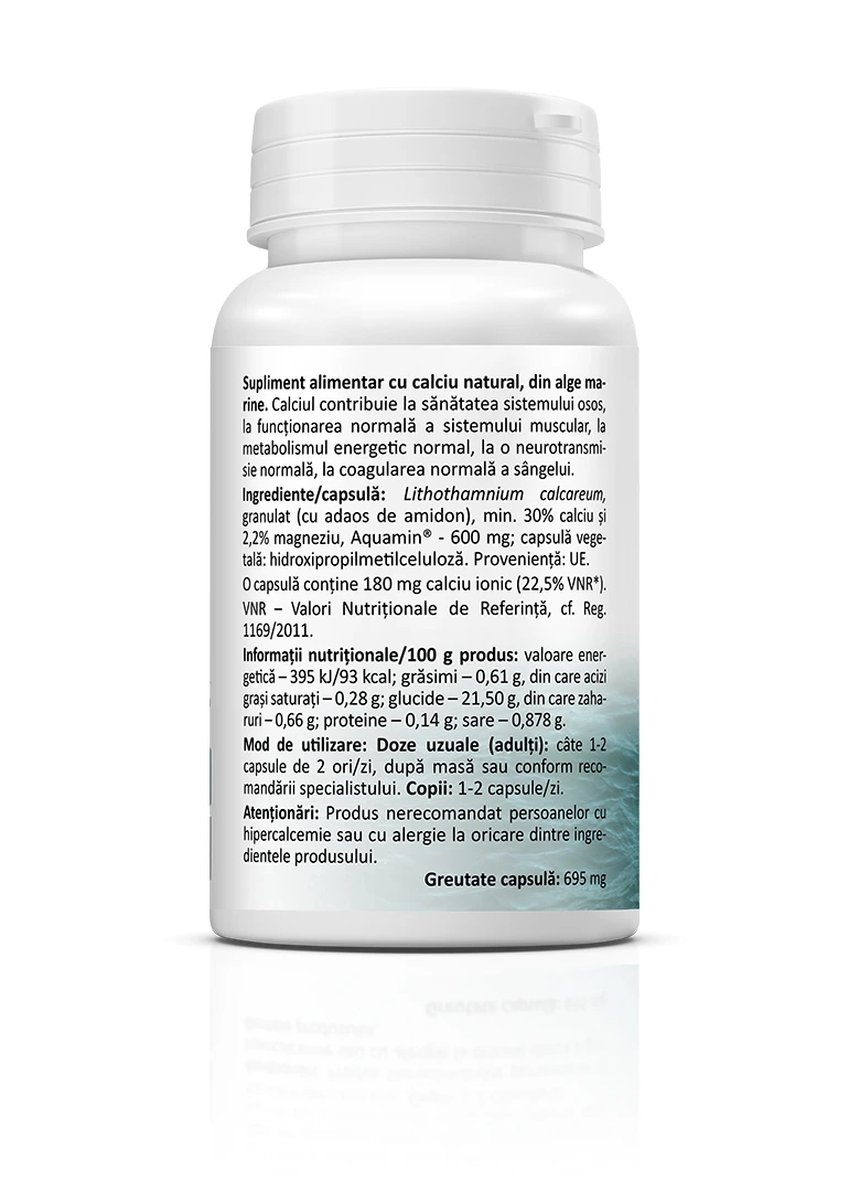 Calciu marin, 60 capsule