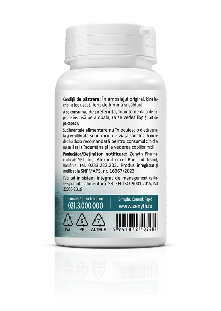 Calciu marin, 60 capsule