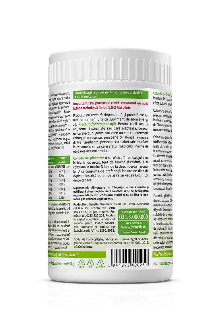 ColonHelp Detox Forte, 240 g pulbere