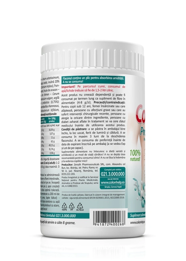 ColonHelp Probiotic Forte, 240 g pulbere