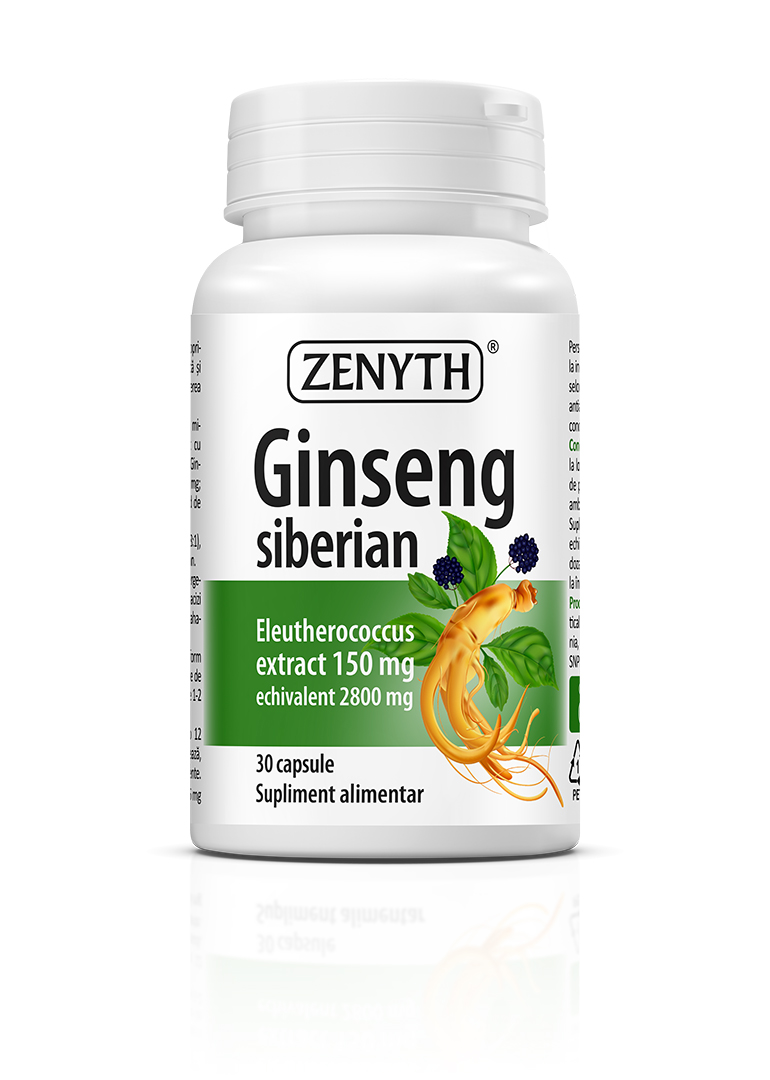 Ginseng siberian 150 mg, 30 capsule