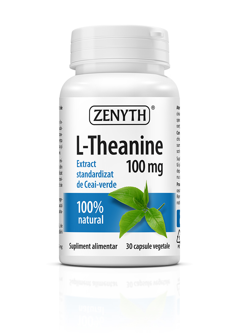L-Teanină 100 mg, 30 capsule