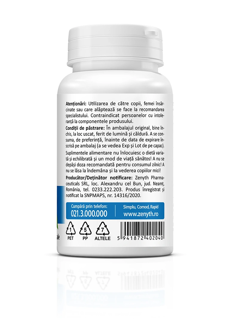 L-Teanină 100 mg, 30 capsule
