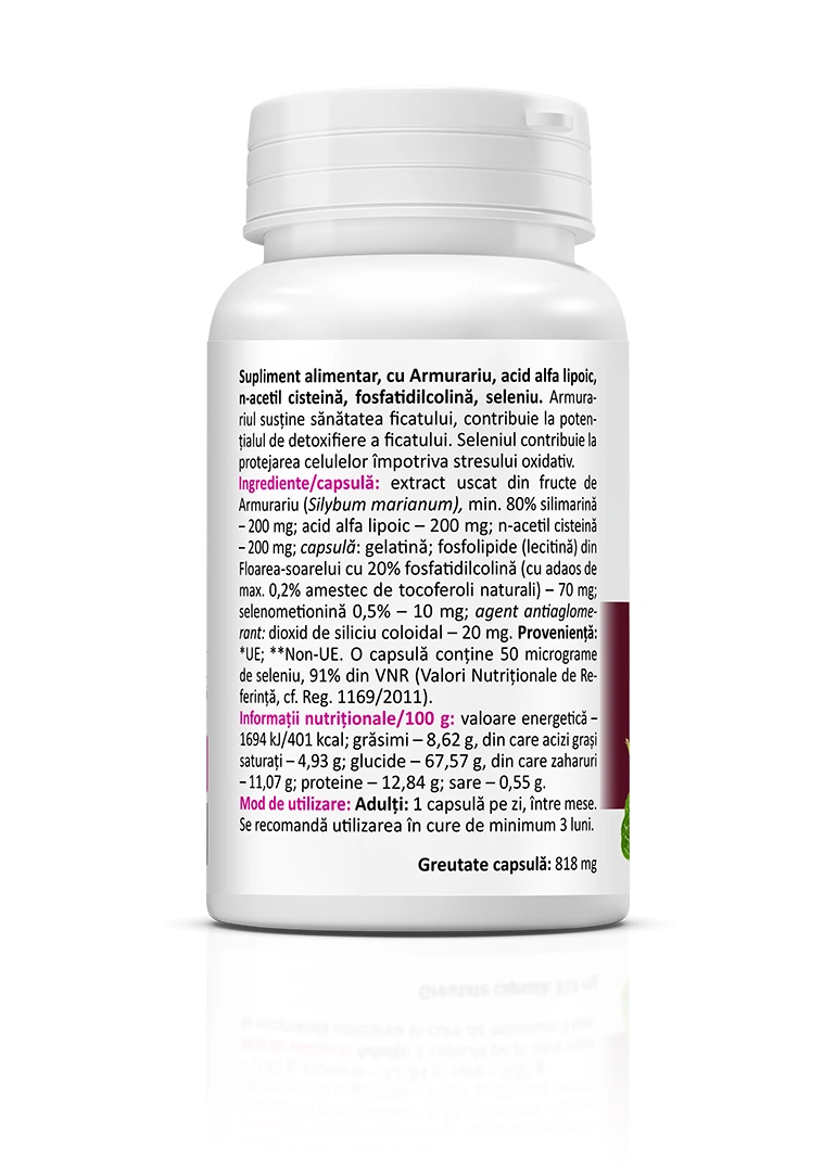 LiverHelp Forte 700 mg, 30 capsule