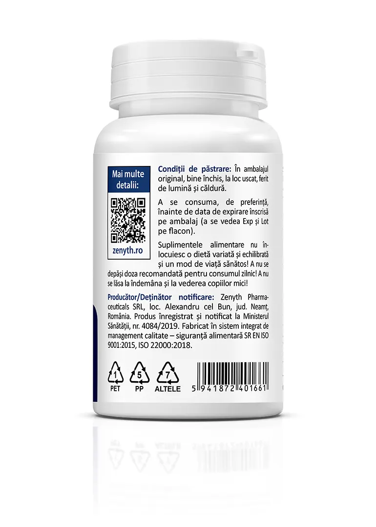 Magneziu Bisglicinat 1000 mg, 30 capsule