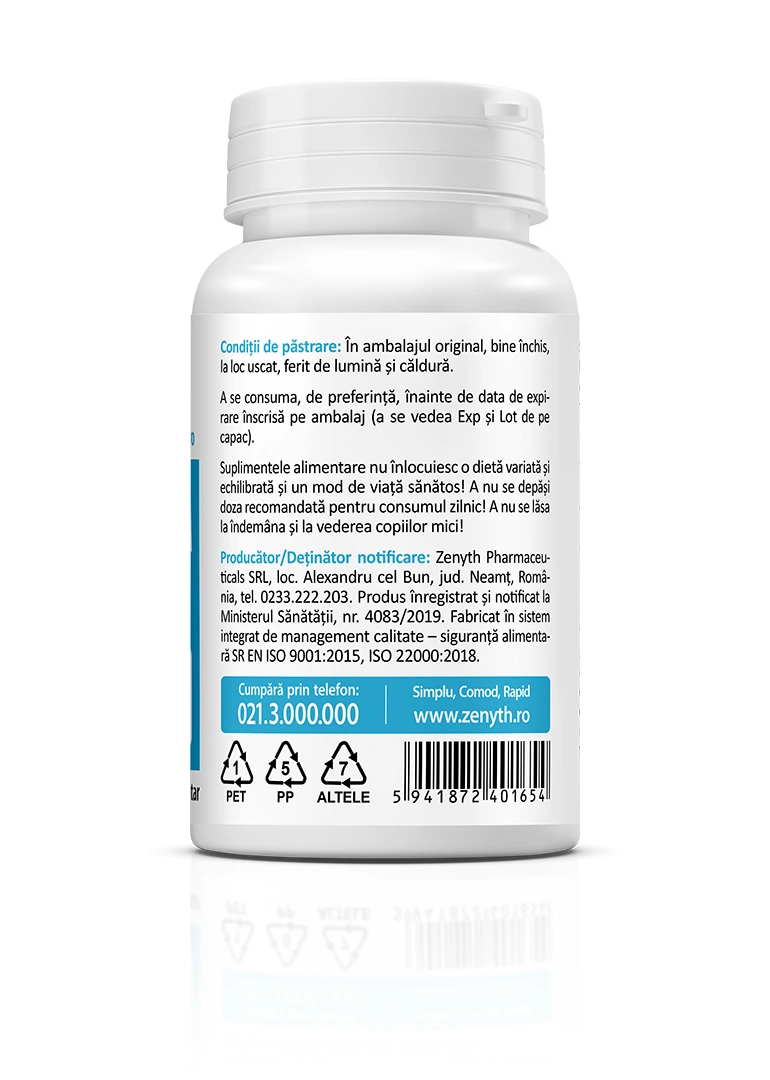 Magneziu Citrat 1200 mg, 30 capsule
