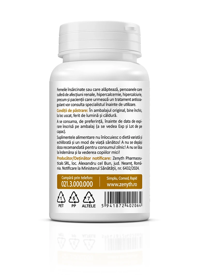 Vitamina D și Cofactori, 30 capsule