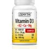 Vitamina D3 + K2 + Ca + Mg Complex, 30 capsule