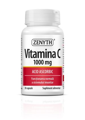 Vitamina C 1000 mg Acid ascorbic, 30 capsule