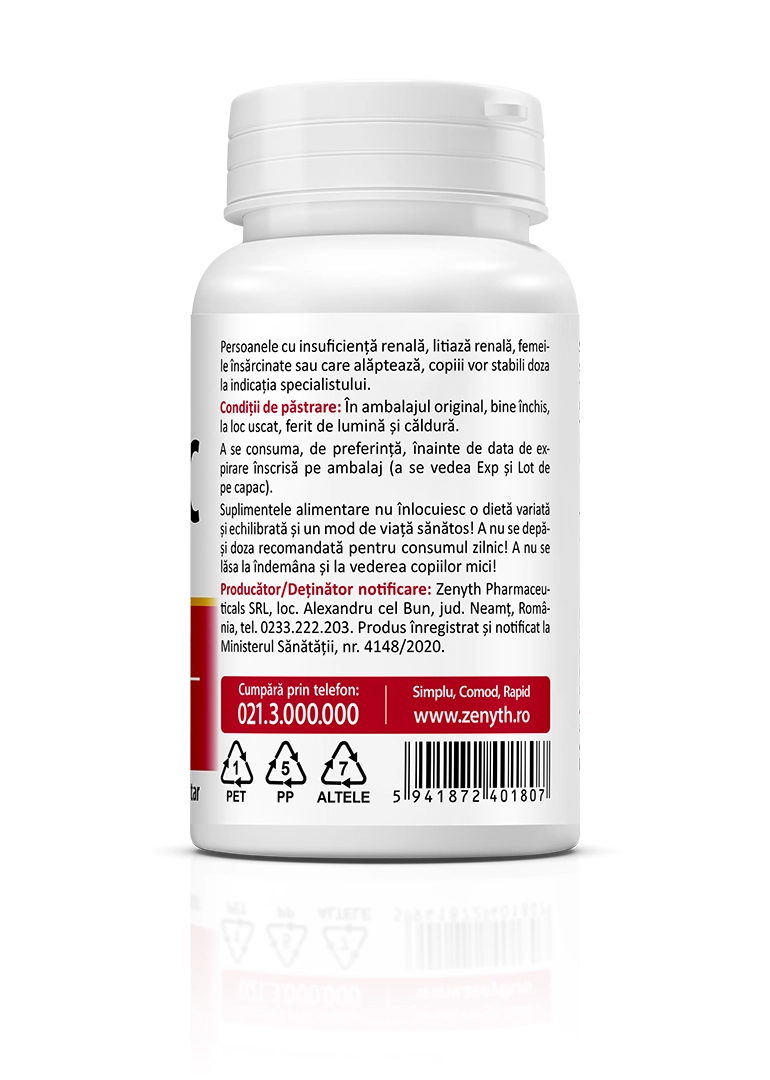 Vitamina C 1000 mg Acid ascorbic, 30 capsule