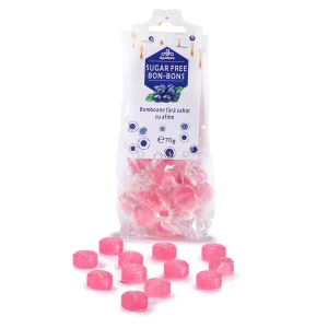 Bomboane fara zahar, cu afine - 70g