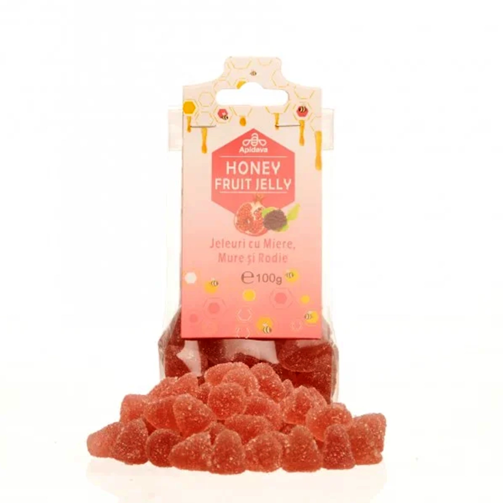 Jeleuri cu miere, mure si rodie - 100g