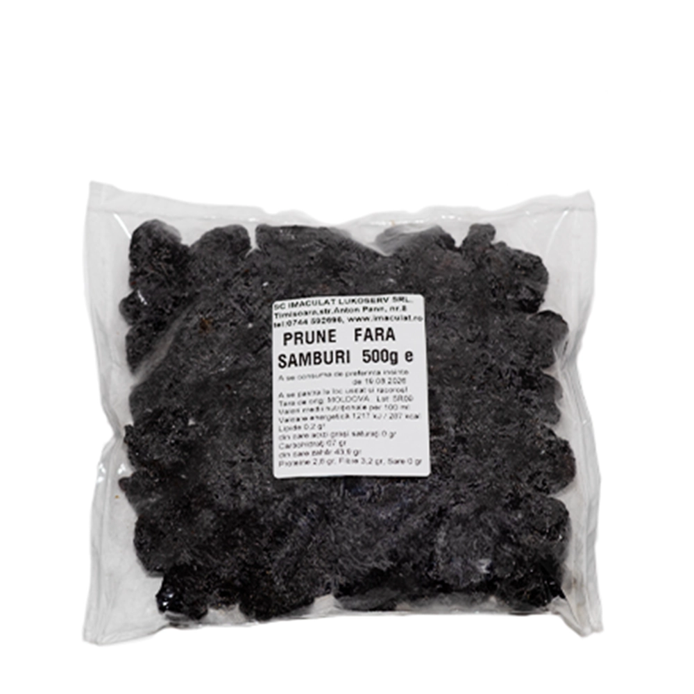 Prune fara samburi - 500g