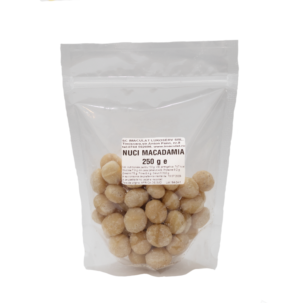 nuci macadamia Nuci Macadamia - 250g