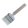 Furculita dinti inox, maner lemn