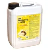 Recipient EM Probiotic pentru Albine cu etichetă galbenă și imagine cu albină, soluție microbiologică pentru susținerea sănătății stupilor și a familiilor de albine.