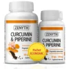Curcumin si Piperina 500 mg Zenyth 90 capsule - supliment natural antiinflamator si antioxidant pentru articulatii, digestie si sanatate cardiovasculara