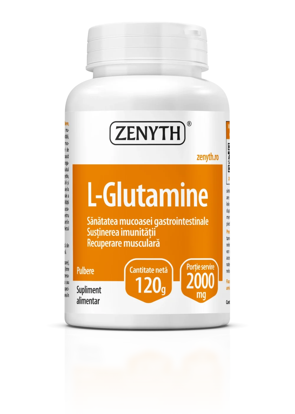 L-Glutamină, 120 g pulbere