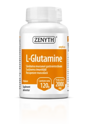 L-Glutamine-Kyowa-Quality-–-Cu-reflexie L-Glutamină, 120 g pulbere