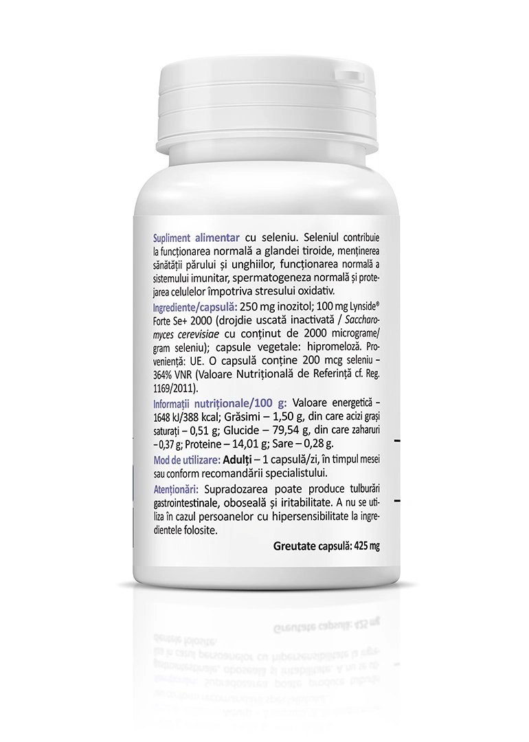 Pachet promoțional Seleniu 200 mcg, 90 capsule