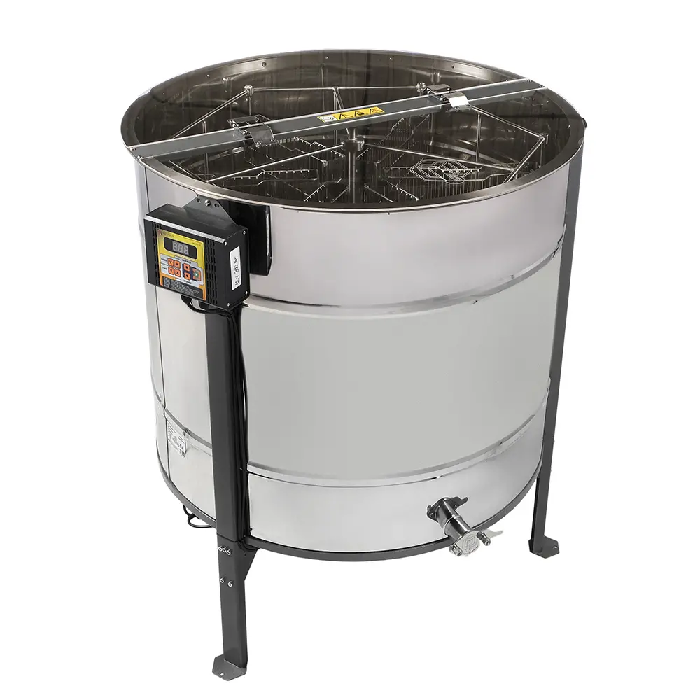 c9f8be.jpg Centrifugă apicolă automată inox 6 și 12 rame