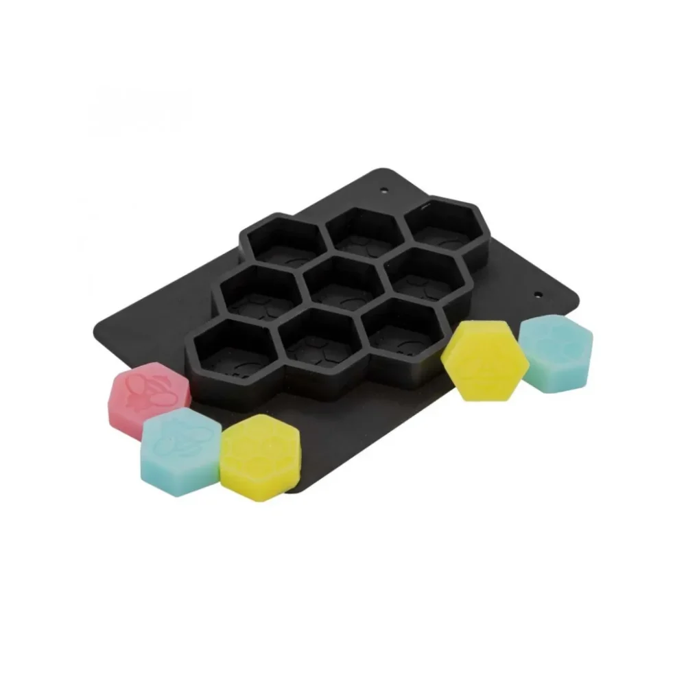 Matriță săpun 9 hexagoane silicon flexibil