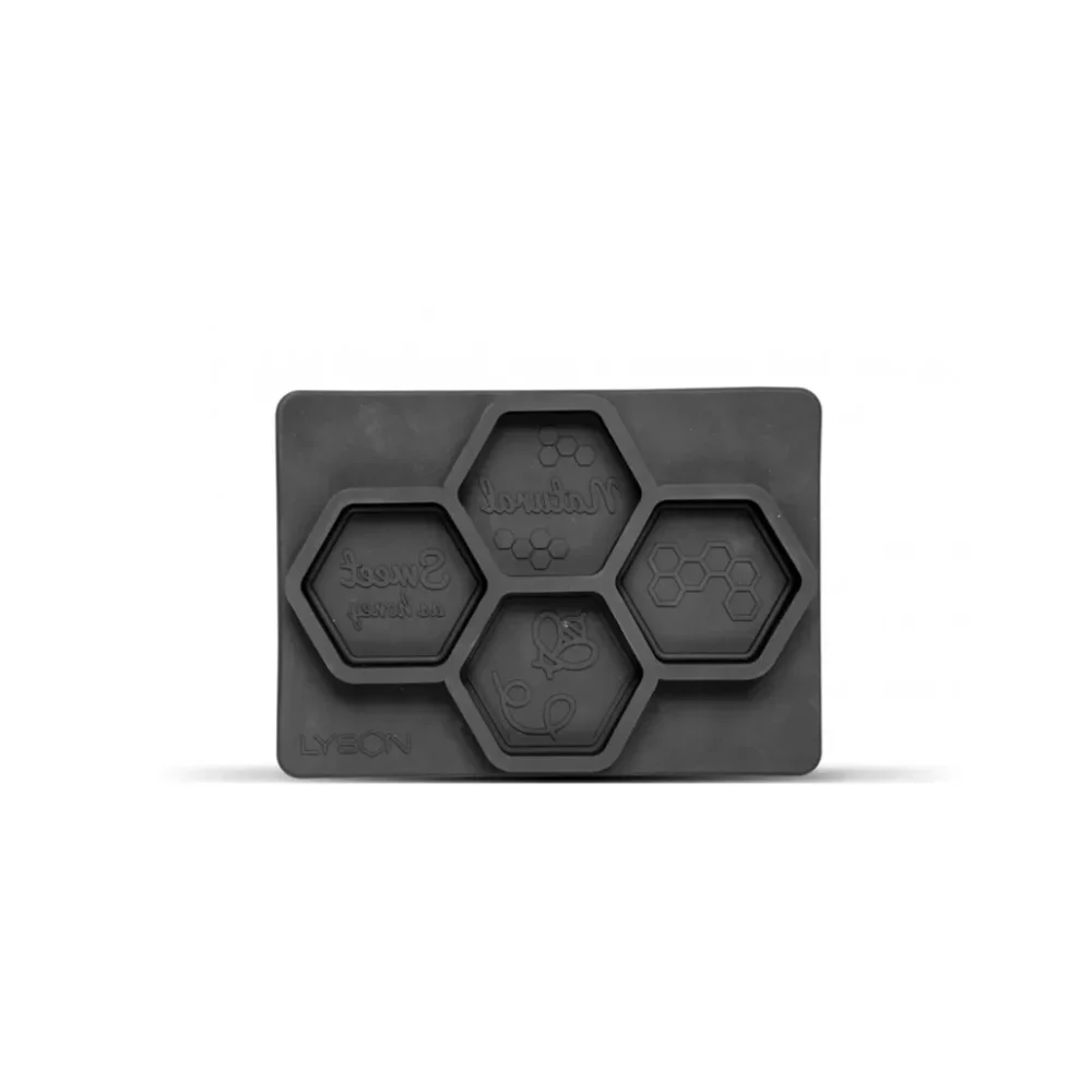 Matriță săpun 4 hexagoane PVC flexibil