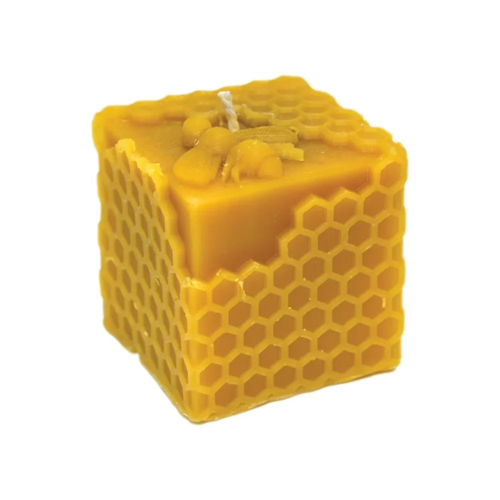 Formă din silicon "cub cu fagure" pentru lumânări