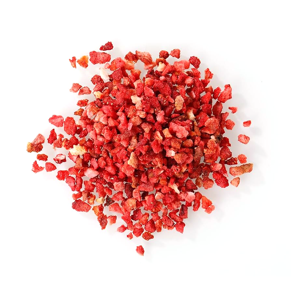capsuni liofilizate 2-4 mm Căpșuni liofilizate bucăți – 100 g