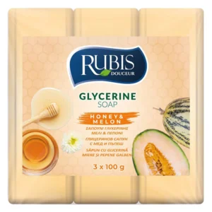 sapun cu glicerina, rubis Săpun Rubis cu glicerină, miere și pepene