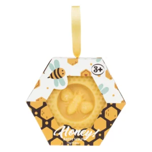 sapun hexagonal cu parfum de miere 1 Săpun de baie hexagonal cu parfum de miere