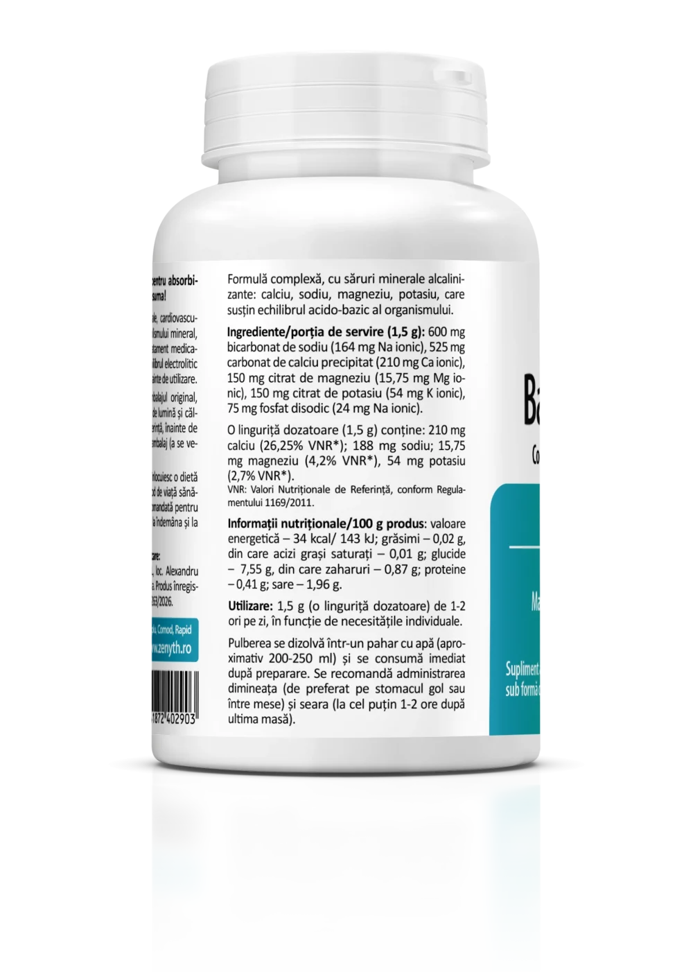 Complex de săruri și electroliți Base Powder,150 g