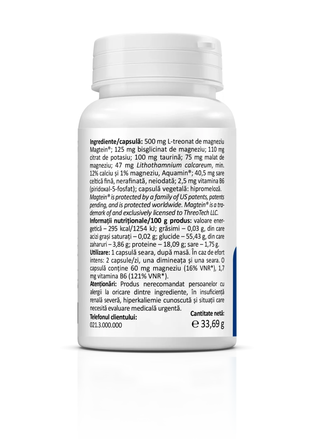 Cârcel Treonat, 30 capsule