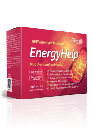 EnergyHelp, nutrienți mitocondriali, 14 plicuri x 6 g