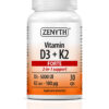 Vitamina D3 5000 UI + K2 Forte, 30 capsule