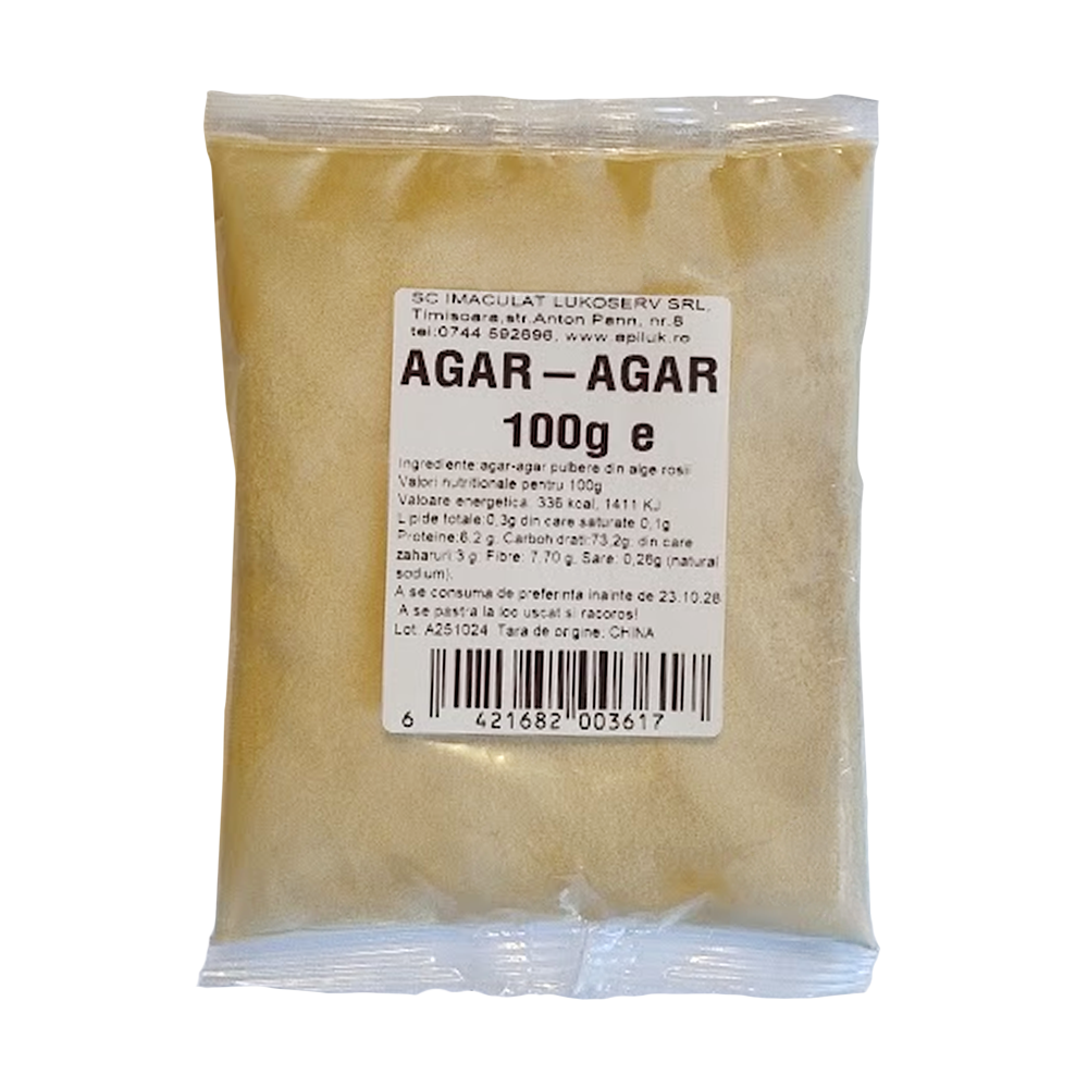 Agar-Agar pulbere din alge roșii 100 g