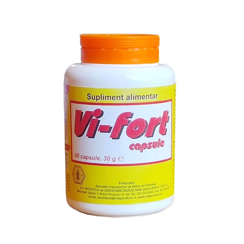 Vi-Fort, 60 capsule cu polen și propolis