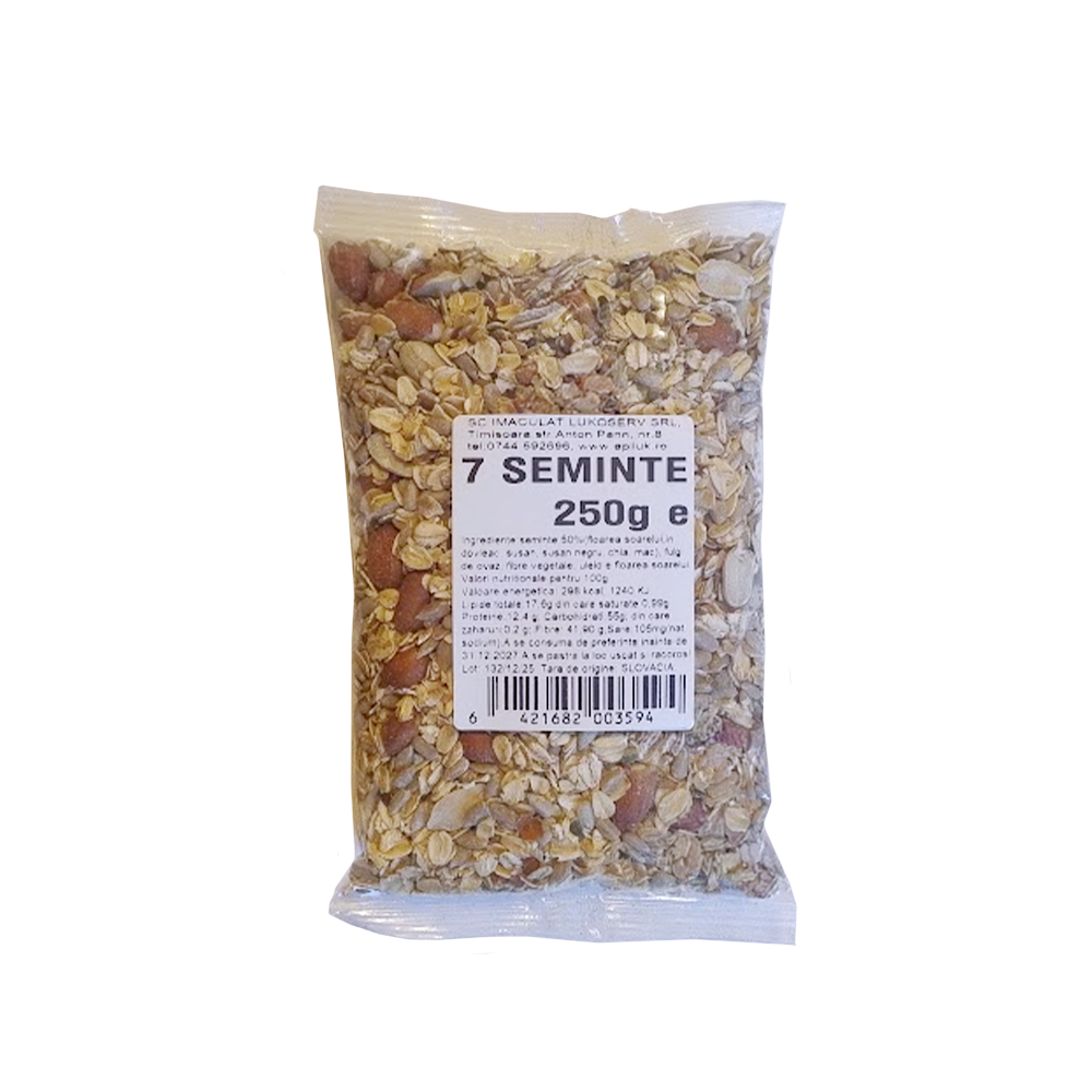 Mix 7 semințe pentru pâine și panificație 250 g
